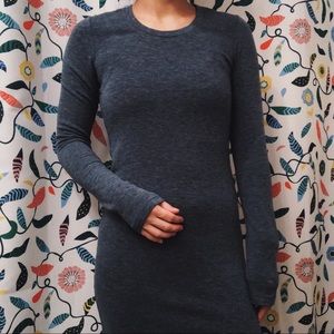 WILFRED FREE LONG SLEEVE MIDI DRESS